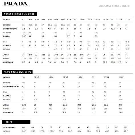 prada ready to wear women|Prada women's clothing size chart.